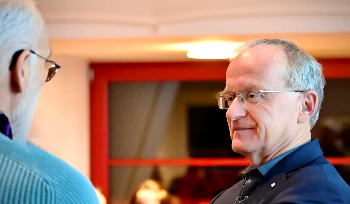 Prof. Mettenleiter im Gespräch